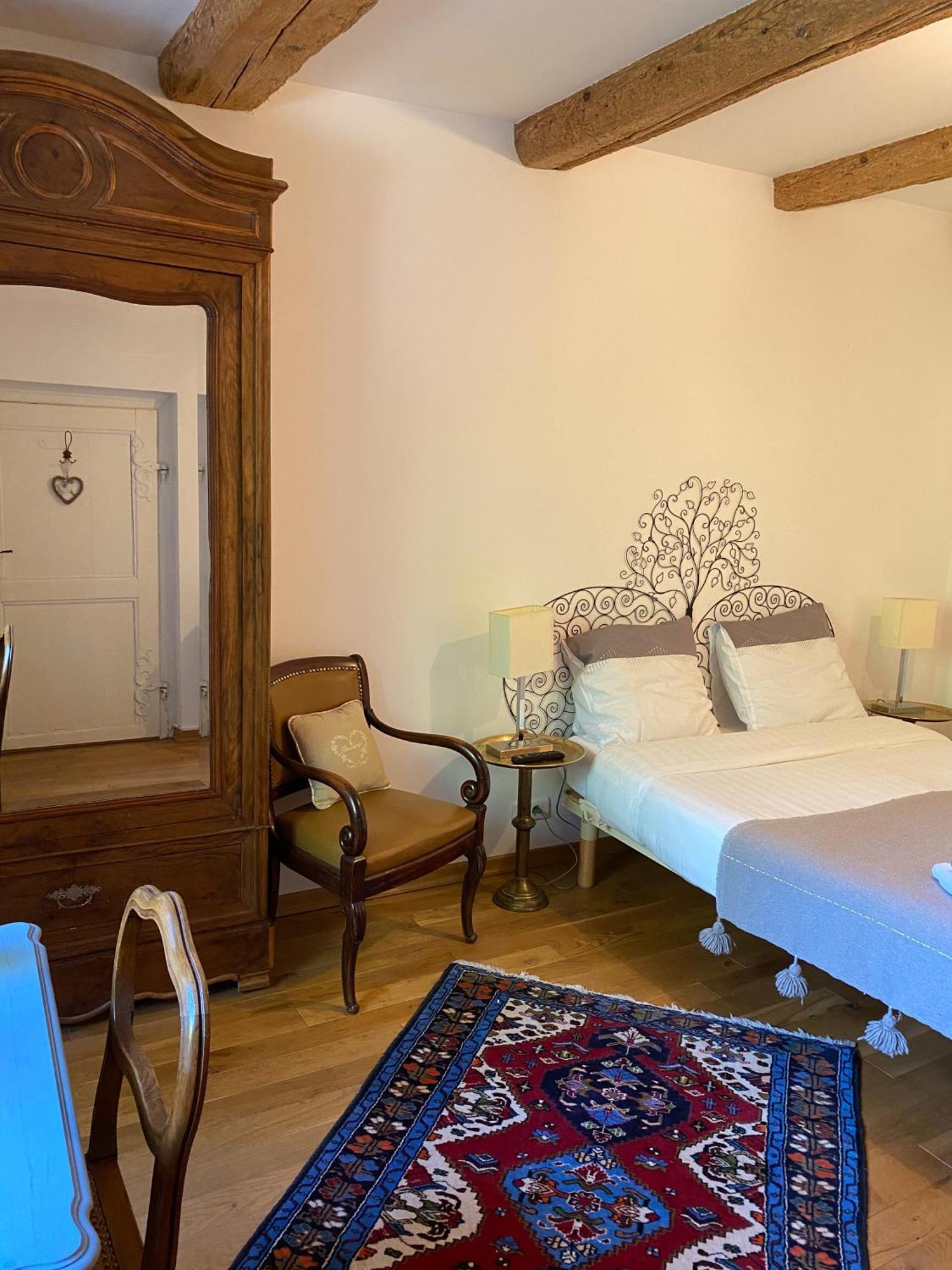 B&B De Charme La Maison Des 5 Temps Ferrette Zimmer foto